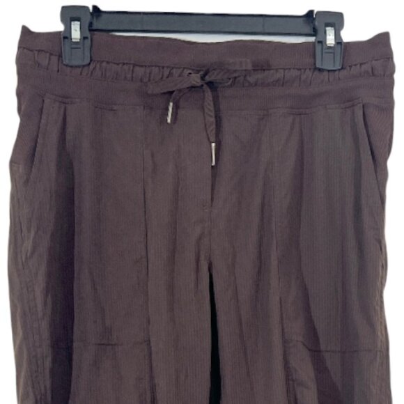 Lululemon Dance Studio Mid-Rise Cropped Pant LW6CDQS Brown Size 8 Pre-Loved - Picture 3 of 6